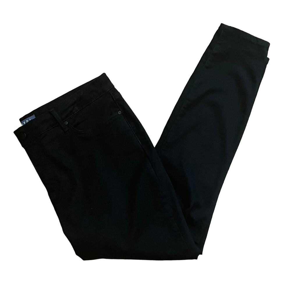 NYDJ Black High Rise Skinny Jeans 16